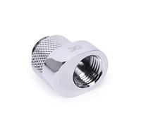 Alphacool 17603 Ghiacciolo 8 mm raccordo girevole G1/4 AG su G1/4 IG - connettore cromato raffreddamento ad acqua