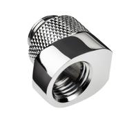 Alphacool 17603 Ghiacciolo 8 mm raccordo girevole G1/4 AG su G1/4 IG - connettore cromato raffreddamento ad acqua