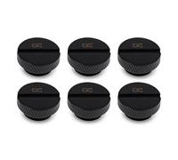 Alphacool 17622 Blocco di acqua Ottone Nero 1/4" 9,5 mm 1,8 cm Eiszapfen screw