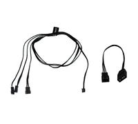 Alphacool 18602 0,6 m 3-pin Dritto Dritto Nero 18 g Digital RGB LED y-cable