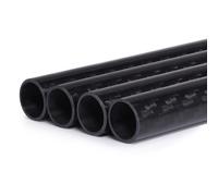 Alphacool 18657 Tubo Carbonio Nero 1,3 cm 80 cm 47 g Carbon HardTube 13mm 4x80cm