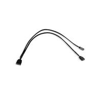 Alphacool 18705 - Splitter a Y aRGB a 3 pin su 2 x 3 pin, 30 cm, colore: Nero