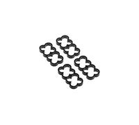 Alphacool 24762 Eiskamm Alu X8-4mm Black - 4 PCS Modding Eiskamm