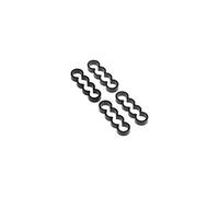 Alphacool 24767 Eiskamm Alu X4 Flat - 4mm Black - 4 PCS Modding Eiskamm