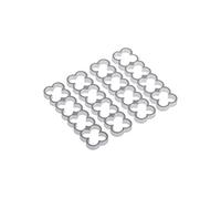 Alphacool 24774 Eiskamm Alu X16-4mm Silver - 4 PCS Modding Eiskamm