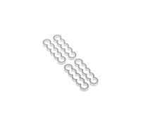 Alphacool 24777 Eiskamm Alu X5 Flat - 4mm Silver - 4 PCS Modding Eiskamm