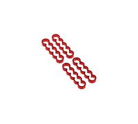 Alphacool 24786 Eiskamm Alu X5 Flat - 4mm Red - 4 PCS Modding Eiskamm