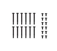 Set viti per radiatore M3x30mm / M3x5mm, Set di viti Nero