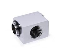 Alphacool Adattatore a basso profilo 90 gradi G1/4 pollici AG a G1/4 pollici IG connettore angolare di raffreddamento ad acqua