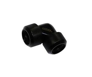 Alphacool - Adattatore Eiszapfen 90 Grad 16 mm AD con 16 mm AD Hardtube - Nero