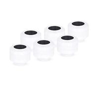 Alphacool compatible Eiszapfen PRO Anschluss 13mm HardTube Fitting G1/4, 6-Pack - weiß