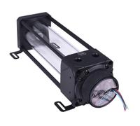 Alphacool Eisbecher Aurora RGB Serbatoio di espansione con pompa dell'acqua