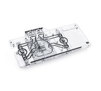 Alphacool Eisblock Aurora GPX-N RTX 3090/3080 Ti HOF mit Backplate - Acryl + Nickel