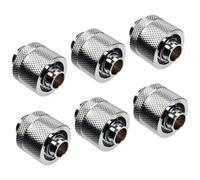 Alphacool Eiszapfen 16/10 mm Anschraubtülle G1/4 6-Pack chrome 17235