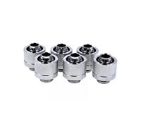 Alphacool Eiszapfen 16/10 mm Anschraubtülle G1/4, 6-Pack - chrome