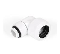 Alphacool Eiszapfen 16mm HardTube 90º Raccordo a compressione girevole G1/4 Bianco