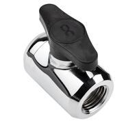 Alphacool Eiszapfen 2 Wege Kugelhahn G1/4 chrome 10 mm Cromo 17141