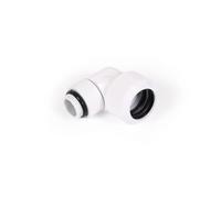 Alphacool Eiszapfen 17620 - Raccordo a compressione, 13 mm, girevole 90, G1/4, colore: Bianco