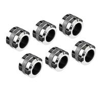 Alphacool Eiszapfen Pro 16mm HardTube Fitting G1/4 Chrome Sixpack 17476