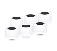 Alphacool Eiszapfen PRO 16mm HardTube Pack de 6 Racores G1/4 Blancos