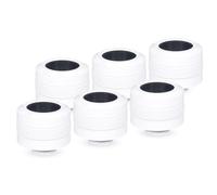 Alphacool Eiszapfen PRO 16mm HardTube raccordo G1/4 - confezione da sei bianco
