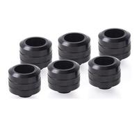 Alphacool Eiszapfen PRO HardTube Confezione da 6 unità Raccordo a compressione per tubo rigido da 16 mm Nero