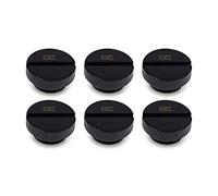 Alphacool 17622 Blocco di acqua Ottone Nero 1/4" 9,5 mm 1,8 cm Eiszapfen screw