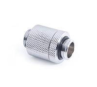 Alphacool ES D-Plug 15,5 mm G1/4 AG - G1/4 AG - Chrome