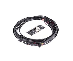 Alphacool Fronte I/O-Panel mit USB 2.0 und Kabelsatz für Servergehäuse
