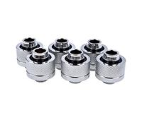 Alphacool Ghiaccioli 19/13 mm Compression Fitting G1/4 - Chrome Sixpack