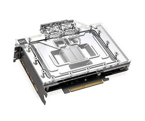 Alphacool GPX-N Blocco d'acqua + piastra posteriore (Alphacool Eisblock Aurora Acryl GPX-N RTX 4090 Reference with Backplate Wa NEW