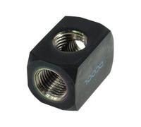 64207 parte e accessorio del sistema di raffreddamento del computer, Connessioni Nero, Ottone, Nero, 1/4", Femmina, 21 mm, 21 mm