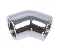Alphacool HF L-Connector 45º G1/4 filettatura interna a G1/4 filettatura interna cromata