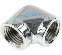 ALPHACOOL HF L- Connettore 2 X G1/4 Discussione interna - Adattatore di collegamento per il raffreddamento a liquido (Socket) - NEW