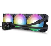 Alphacool Pro Aurora 420 CPU AIO Processor Kit di raffreddamento a liquido 14 cm Nero, Bianco - Nouvo