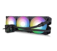Ventola per PC Alphacool Pro Aurora 420 CPU AIO Processore Liquid cooling kit 14 cm Nero, Bianco [11774]