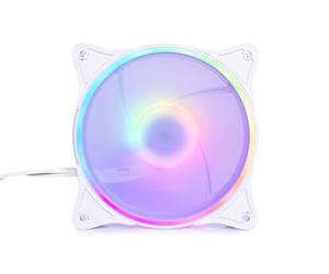 Alphacool Rise Aurora Case per computer Ventilatore 12 cm Bianco 1 pz