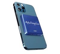 AlphaDesignLuxe Power Bank Magnetico 10000mAh Ricarica Rapida Wireless 15W USB-C 20W Mag-Safe per iPhone Samsung Huawei Xiaomi Oppo VIVO Caricabatterie Esterno Portatile Mini Batteria