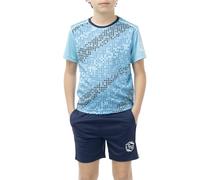 ALPHADVENTURE Set sportivo per bambini, tuta, maglietta a maniche corte e pantaloncini, da 6 a 14 anni, 6