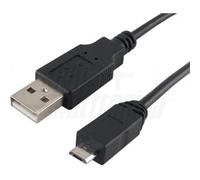 Alphaelettronica Cavo USB 2.0 da Spina USB Tipo A a Spina Micro USB Tipo B - 1m - AWG 24
