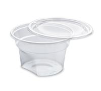 ALPHAFORM 20 vasetti rotondi da 750 ml con coperchi in cristallo