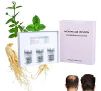 AlphaInfuse Hair Regrowth System - ALPHA INFUSE Microneedle Infusion Hair Regrowth Solution, Painless Micro-Infusion Technology for Hair Growth, Increases Serum Absorption by 300% (Set A: 1+3)