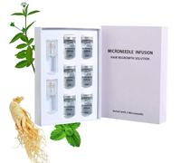 AlphaInfuse Hair Regrowth System - ALPHA INFUSE Microneedle Infusion Hair Regrowth Solution, Painless Micro-Infusion Technology for Hair Growth, Increases Serum Absorption by 300% (Set B: 2+6)