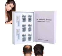 AlphaInfuse - Sistema di ricrescita dei capelli, AlphaInfuse Microneedle Infusion Hair Regrowth Solution, tecnologia di micro-infusione indolore per la crescita dei capelli (2+6)