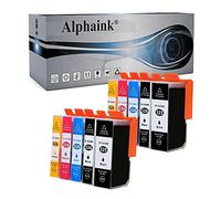 Alphaink 10 cartucce compatibili con Canon PGI-525 CLI-526 per stampanti Canon MG8200, MG8170, MG8150, MG8120, MG6250, MG6200, MG6170, MG6150, MG8240, MG8250, MX895, MX890, MX886, MX885, MX882, MX880.