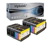 Alphaink 10 Cartucce d'Inchiostro Compatibili con HP 903 903XL per stampanti HP OfficeJet PRO 6900, 6978, 6975, 6970, 6968, 6960, 6950, 6868, 6860 OfficeJet 6950 (4 Nero, 2 Ciano, 2 Magenta, 2 Giallo)