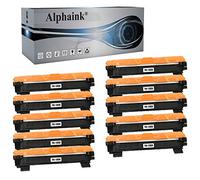 alphaink 10 Toner compatibili con Brother TN1050 TN-1050 TN-1000 per stampanti Brother DCP-1510 DCP-1512 DCP-1612W DCP-1610W DCP-1616NW HL-1210W HL-1110 HL-1112 HL-1212W HL-1201 MFC-1810 MFC-1910W