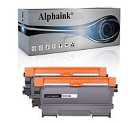 Alphaink 2 Toner Compatibile con Brother TN-2010 TN2220XL TN-2220XL per Brother MFC-7360 MFC-7460DN DCP-7060N DCP-7070DW DCP-7065DN HL-2240 HL-2130 HL-2132 HL-2135W Versione 5.200 Copie l'uno (2 Nero)