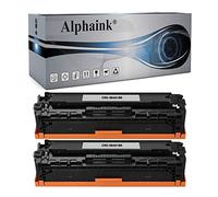 alphaink 2 Toner Compatibili con Canon 054H 054 CRG-054H per Stampanti Canon ImageClass MF640C MF642Cdw MF641Cw MF643Cdw MF644Cdw MF645Cx LBP621Cdw (2 Nero)