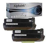 alphaink 2 Toner compatibili con Lexmark 51B2000 51B00A0 MS317 per stampanti Lexmark MS 617DN 610DTN 610DN 310DN 312DN 315DN 317DN - MX 310DN 317DN 510DE 410DE 417DE